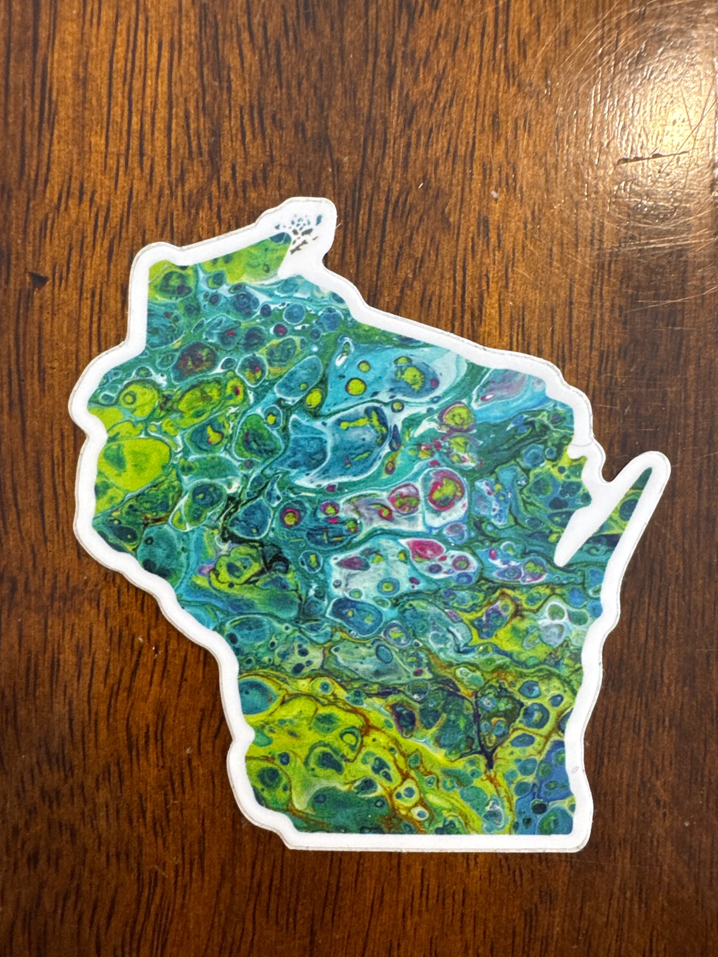 Sticker Wisconsin 2.75x3