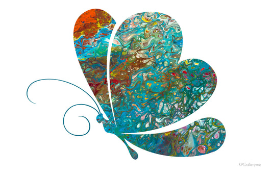 Sticker Butterfly 3.25x4.5