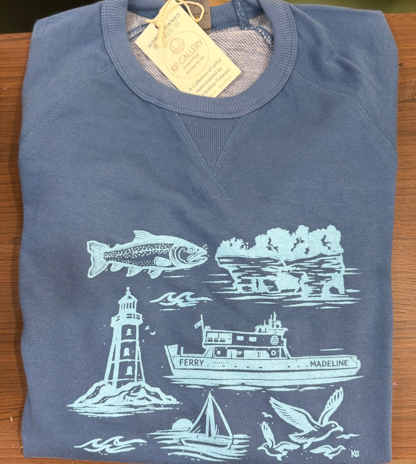 Unisex Crew Icons of Lake Superior Slate