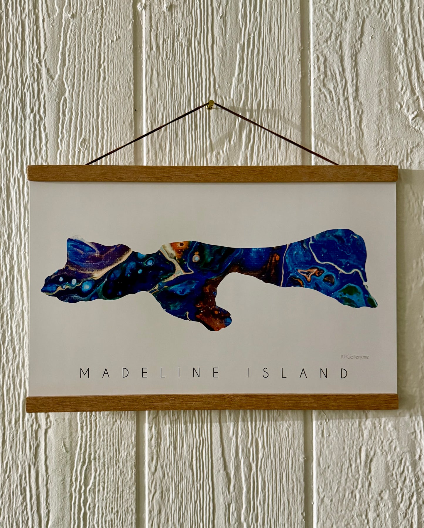 Print Madeline Island Blue 11 x 17
