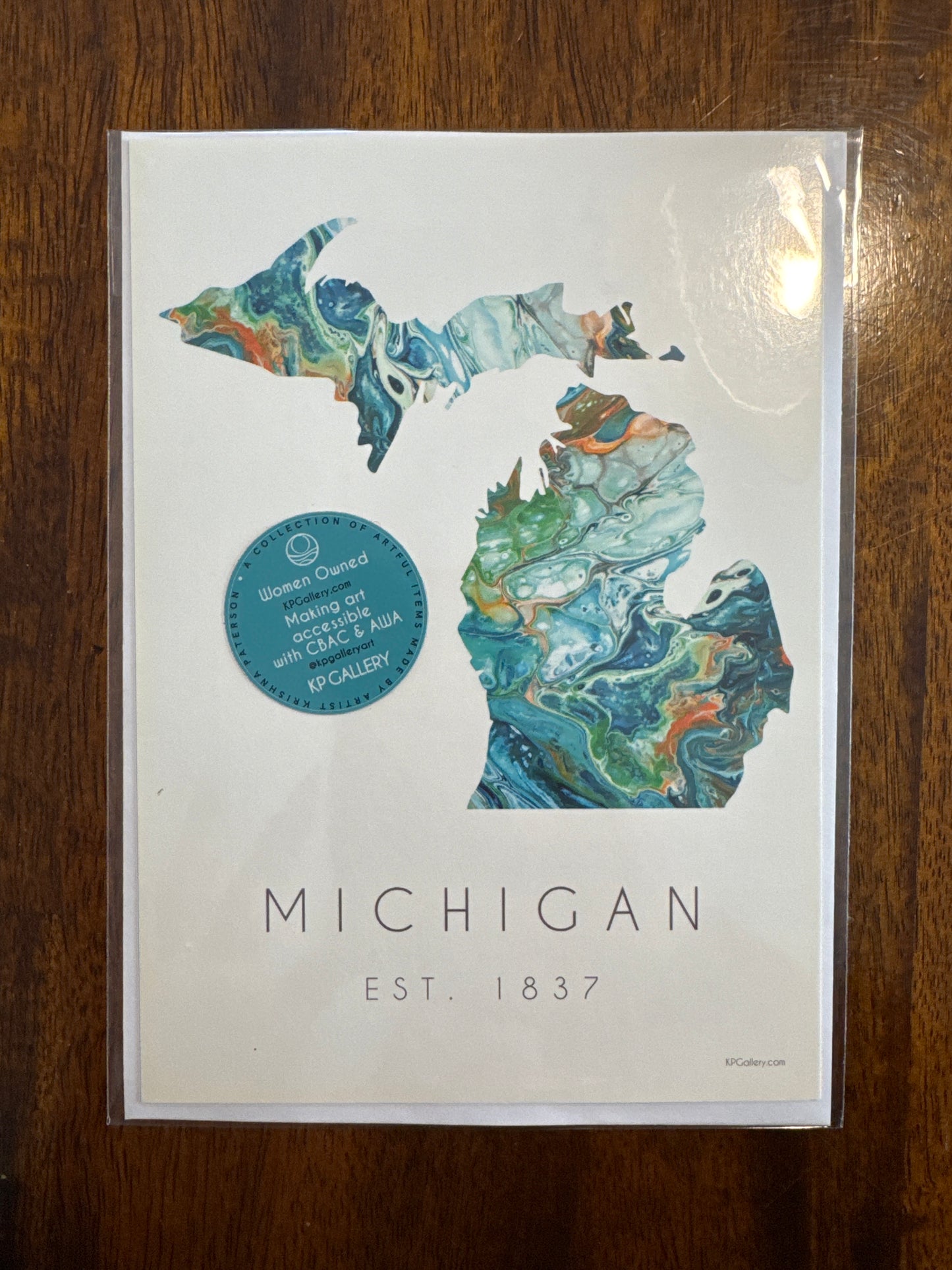 Card Michigan State 5x7