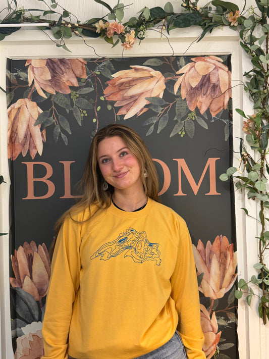 Unisex Crew Lake Superior Harvest Gold
