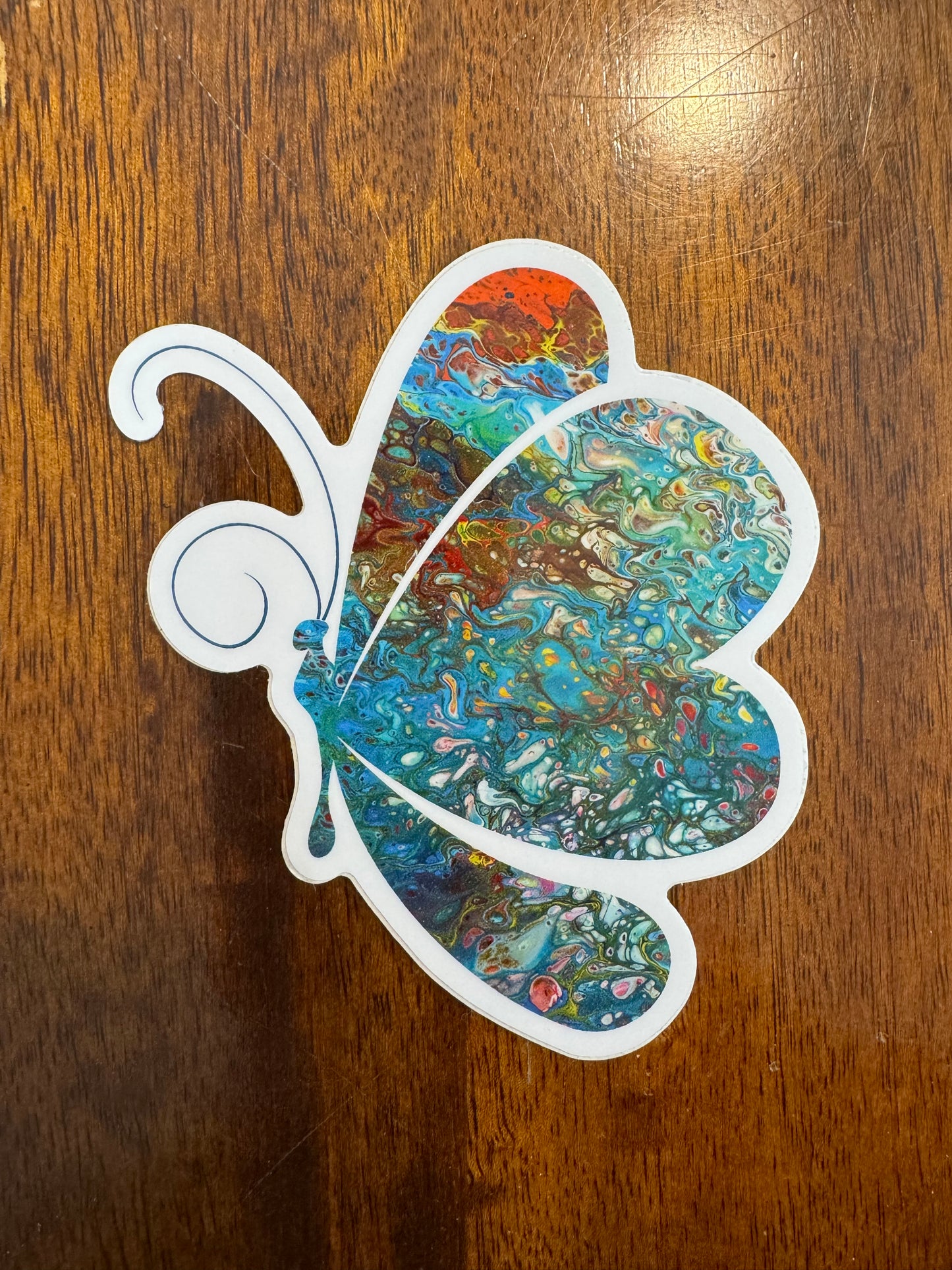 Sticker Butterfly 3.25x4.5