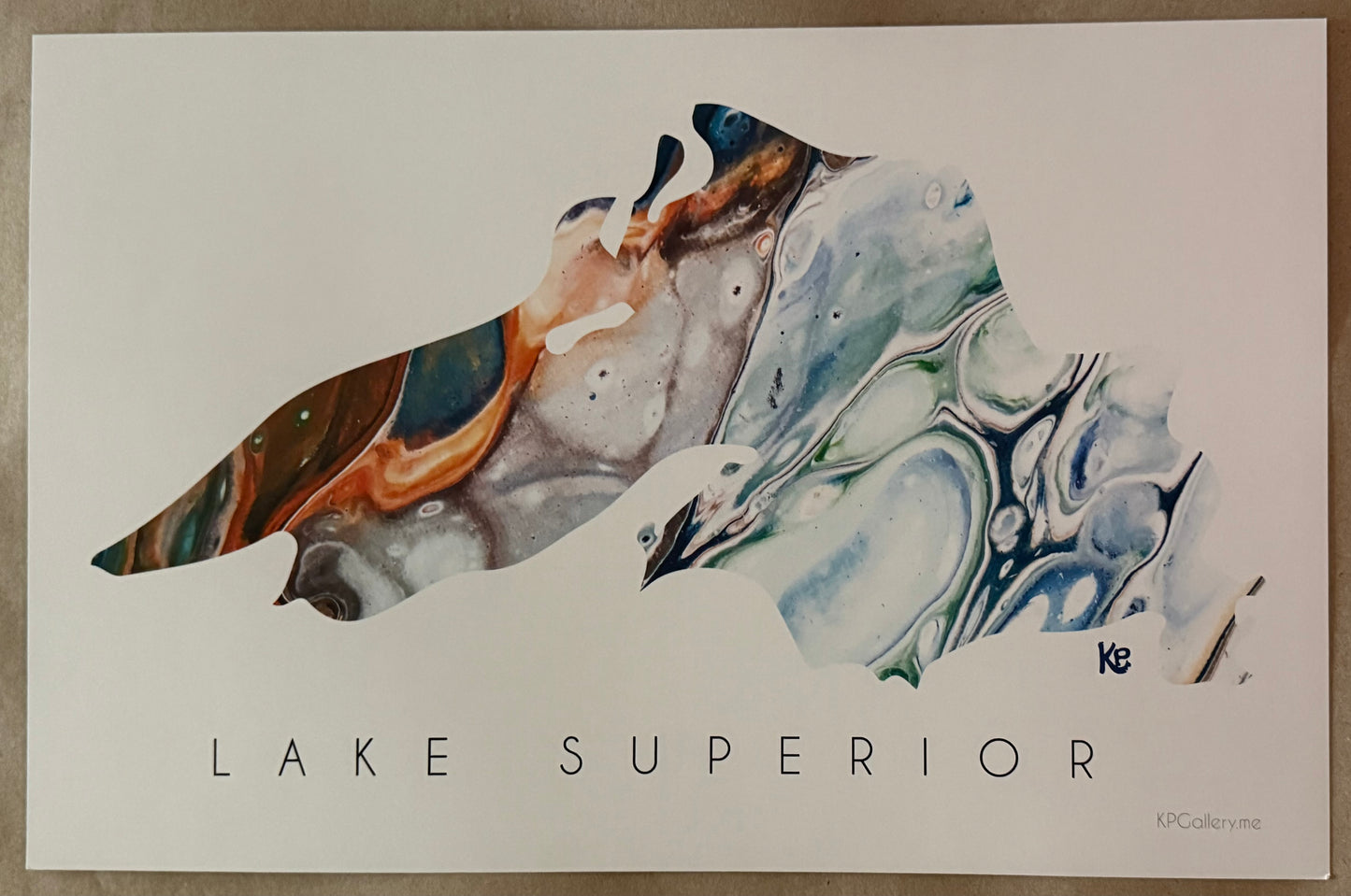 Print Lake Superior White 11 x 17