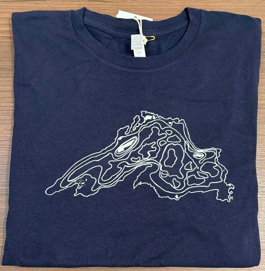 T-Shirt Lake Superior Navy