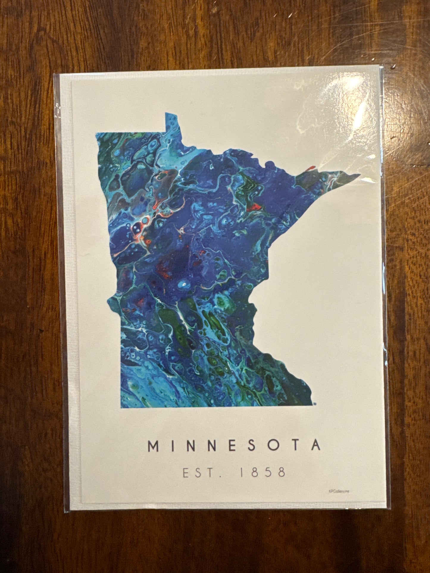 Card Minnesota Est. 1858 5x7