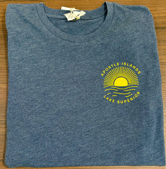 T- Shirt Sun Wave Island Navy Heather
