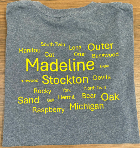 T- Shirt Sun Wave Island Navy Heather