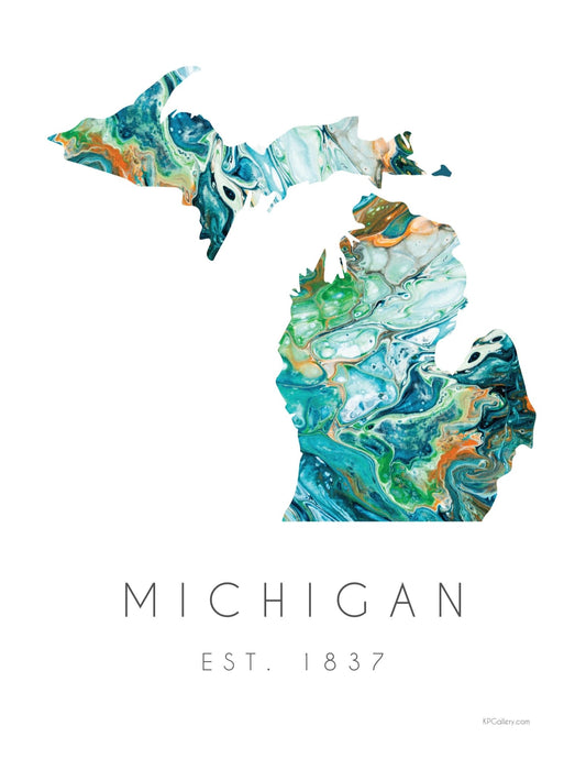 Print Michigan State 11 x 17