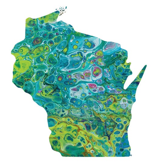 Sticker Wisconsin 2.75x3