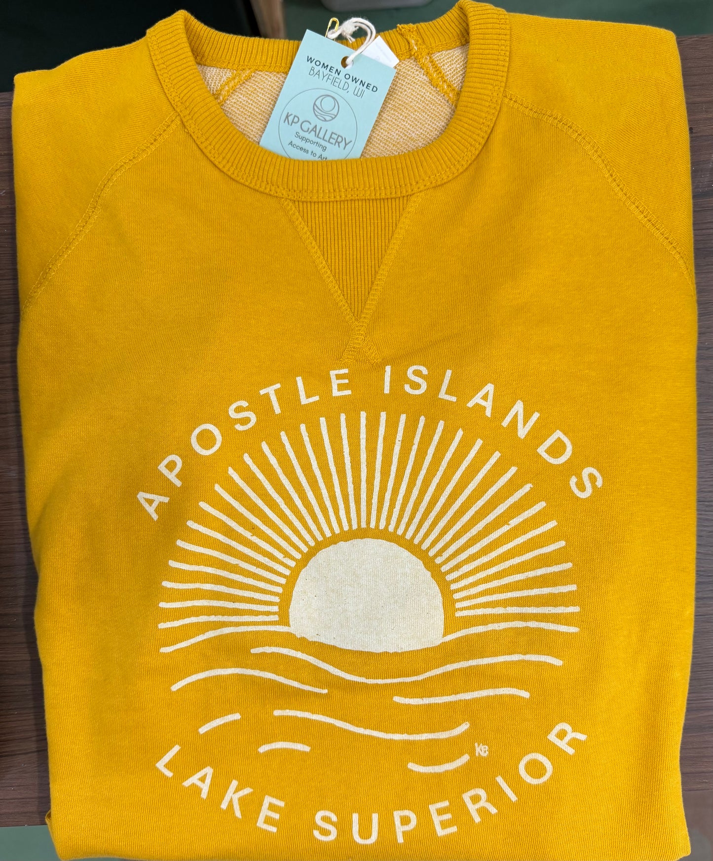 Unisex Crew Full Sun Wave Mustard