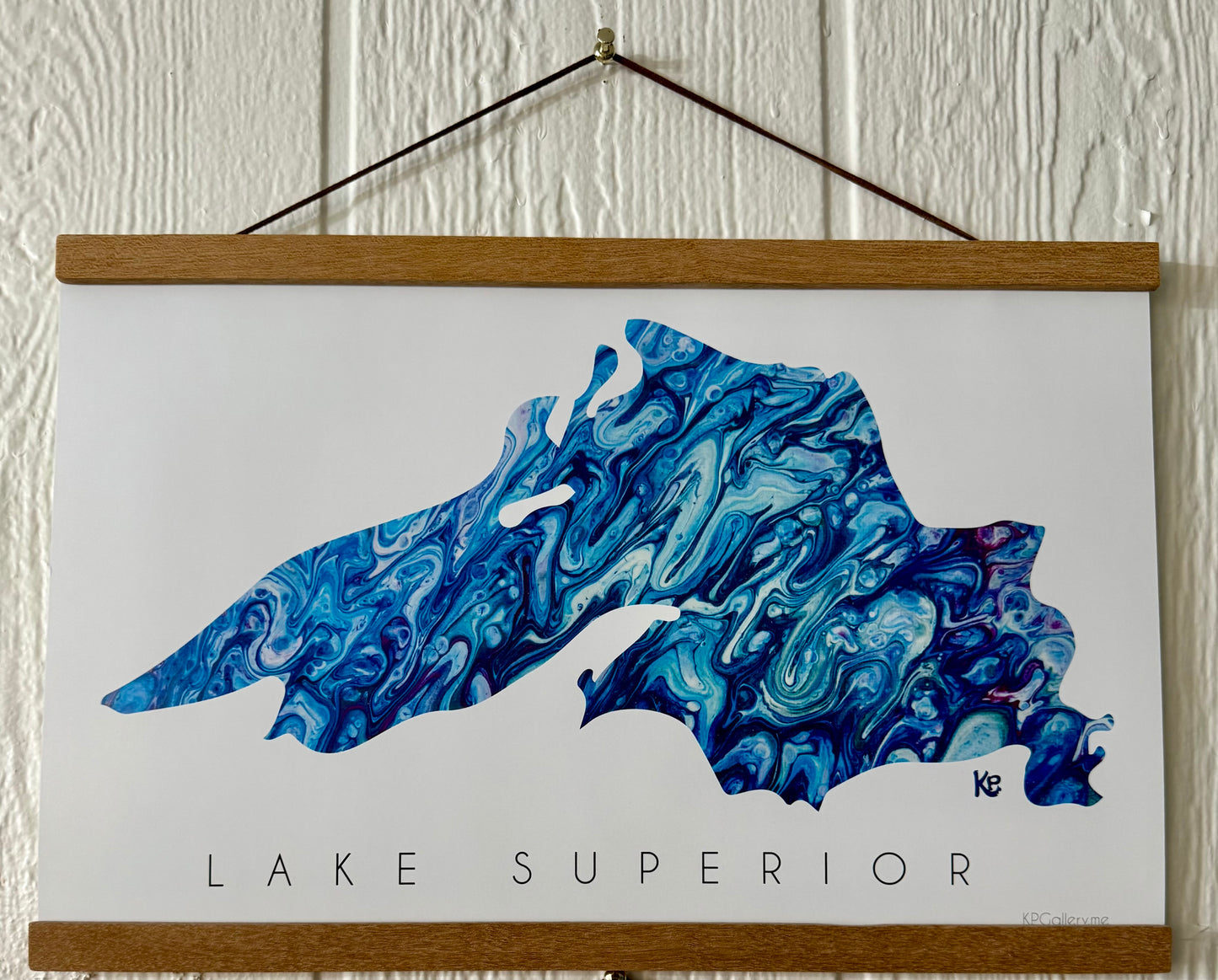 Print Lake Superior ICE CAVES 11 x 17