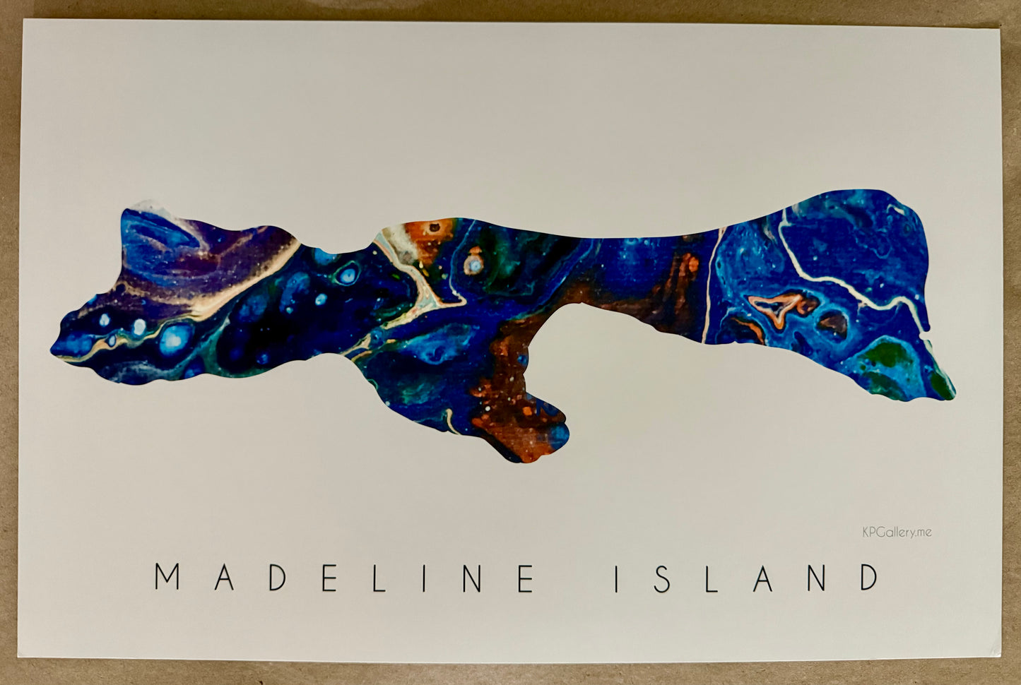 Print Madeline Island Blue 11 x 17