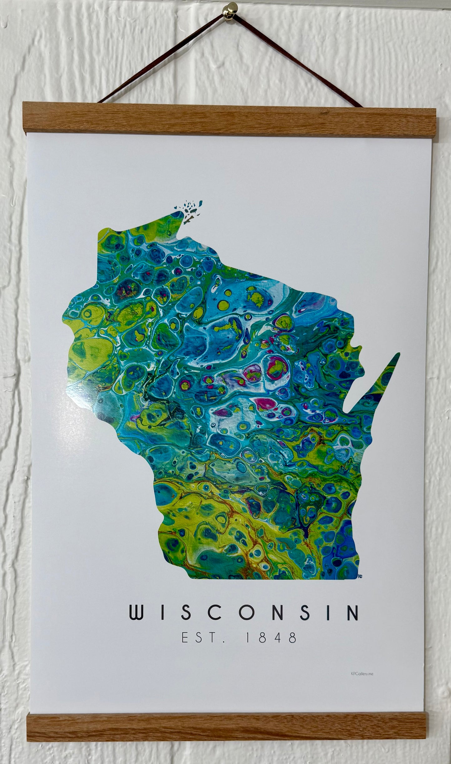 Print Wisconsin Est. 1848 11 x 17