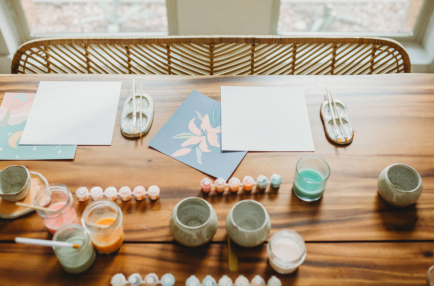 Birds on a Branch Meditative Art Paint by Number Kit: Kit + Frame