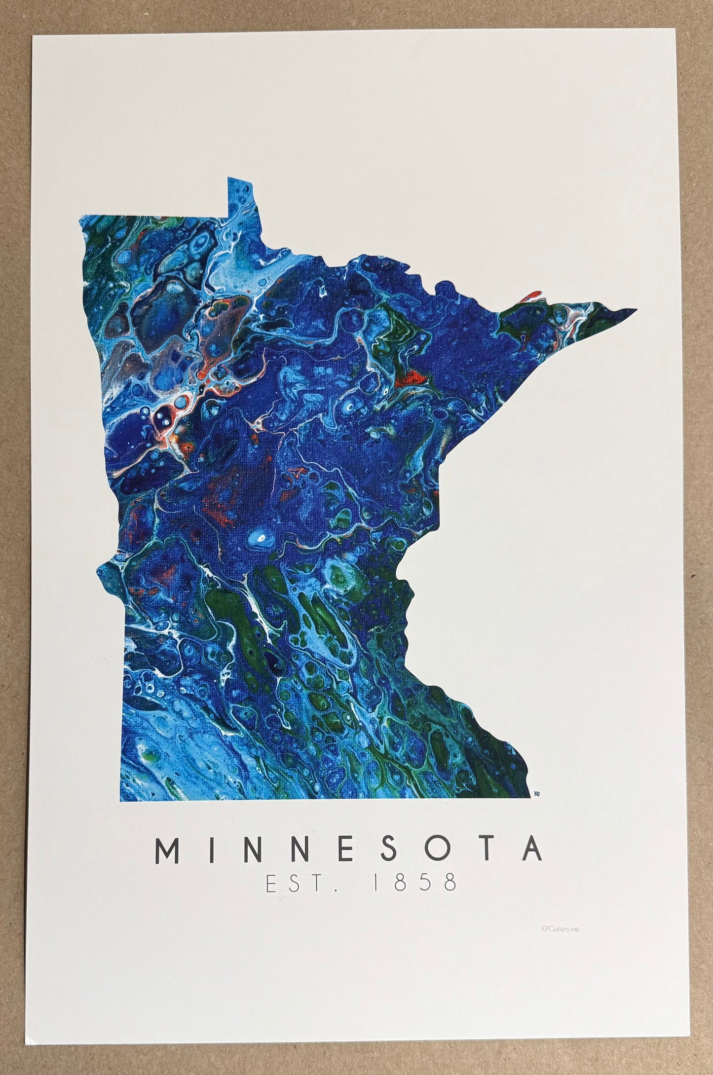 Print Minnesota Est. 1858 11 x 17