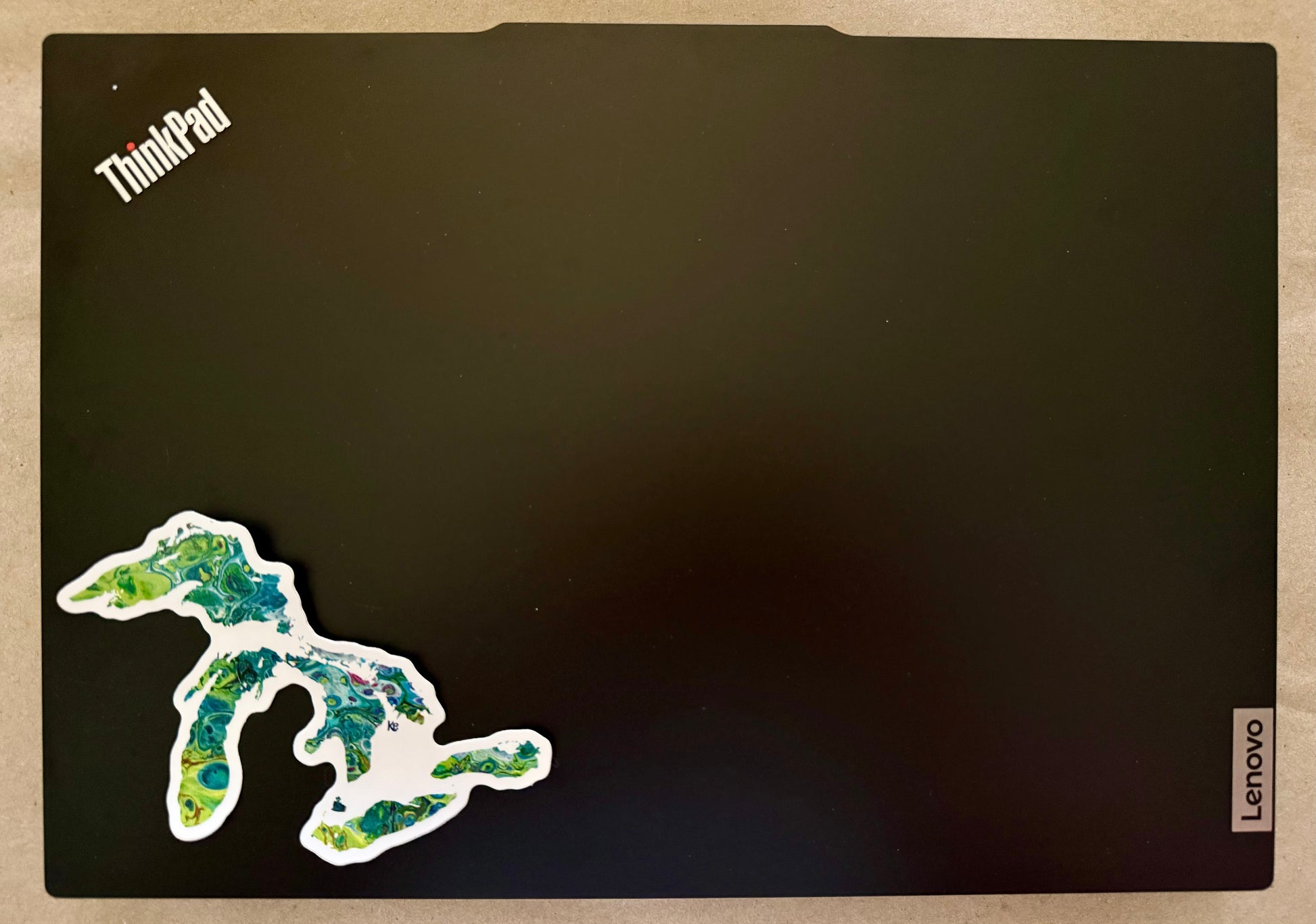 Lake Shape Sticker Sticker Great Lakes 5.5x3.6 – Bloom