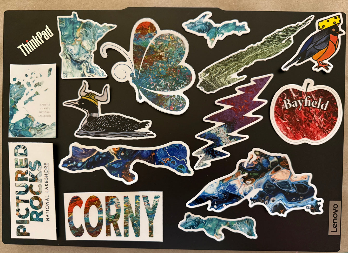 Sticker Pictured Rocks 2x4