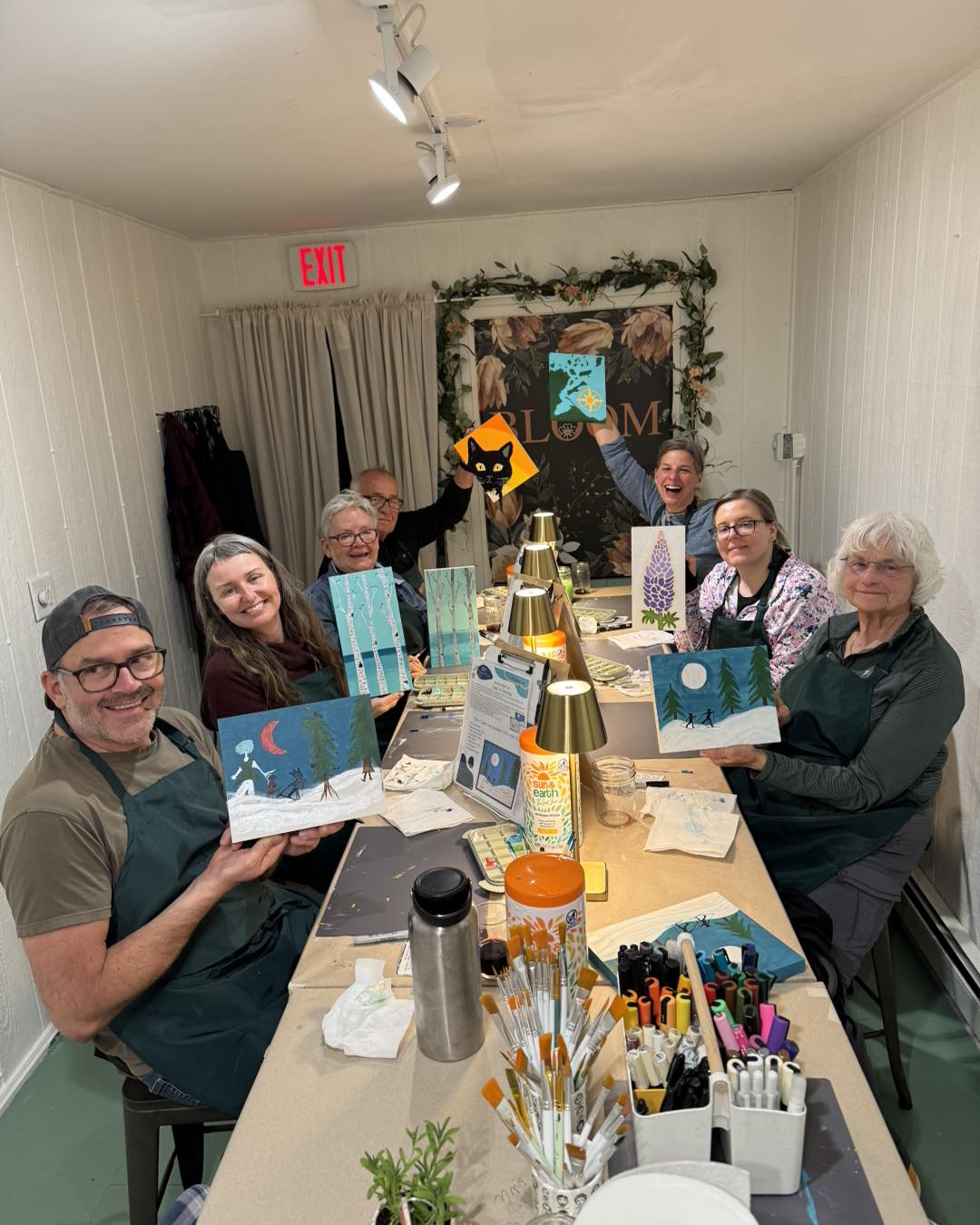 Private Class up to 6 people: Paint Party