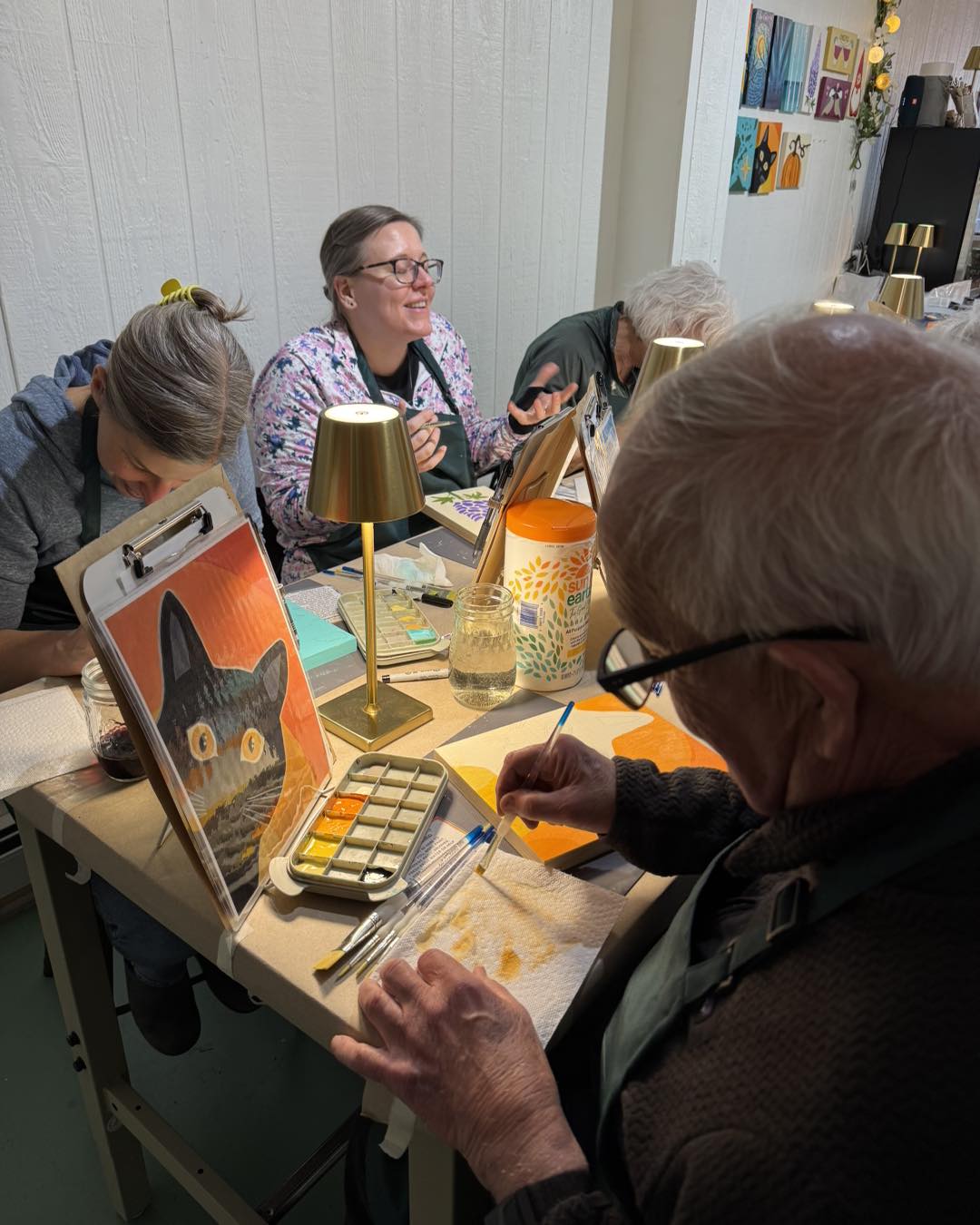 Private Class up to 6 people: Paint Party