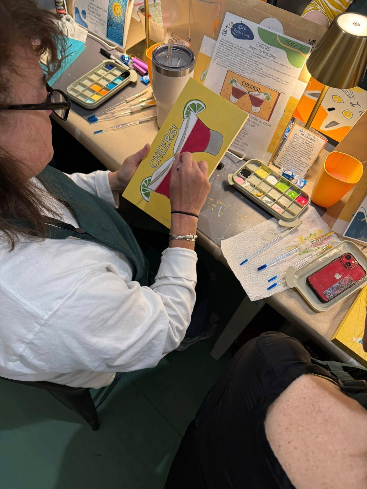 Private Class up to 6 people: Paint Party