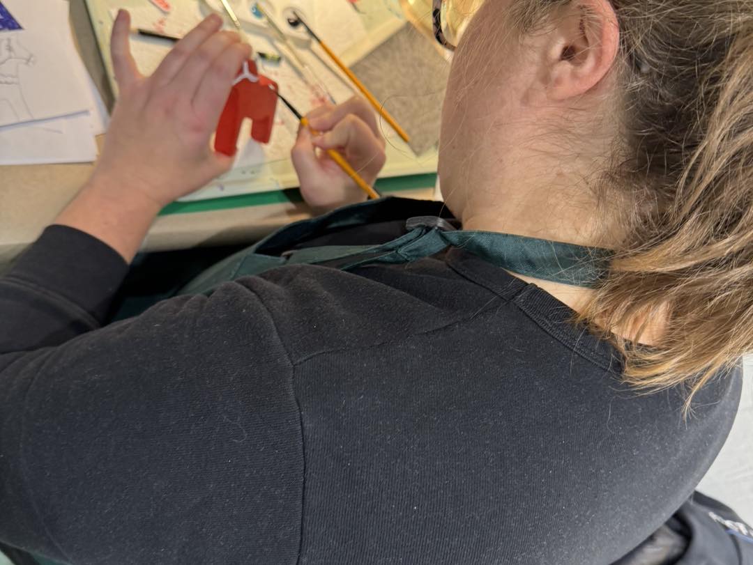 Private Class up to 6 people: Paint Your Own Dala Horse