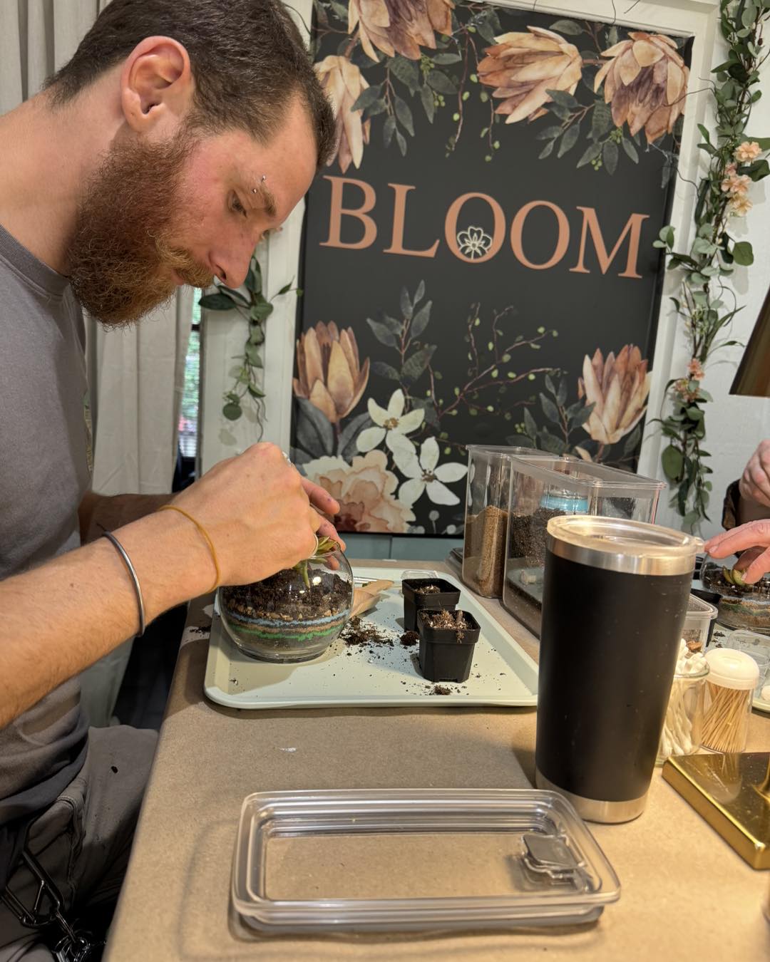 Private Class up to 6 people: Create Your Own Terrarium