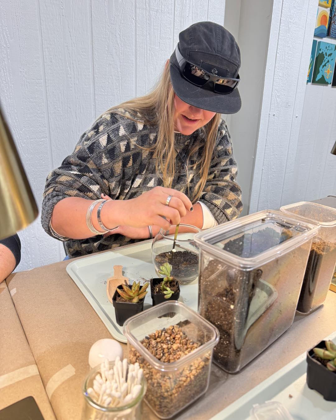 Private Class up to 6 people: Create Your Own Terrarium