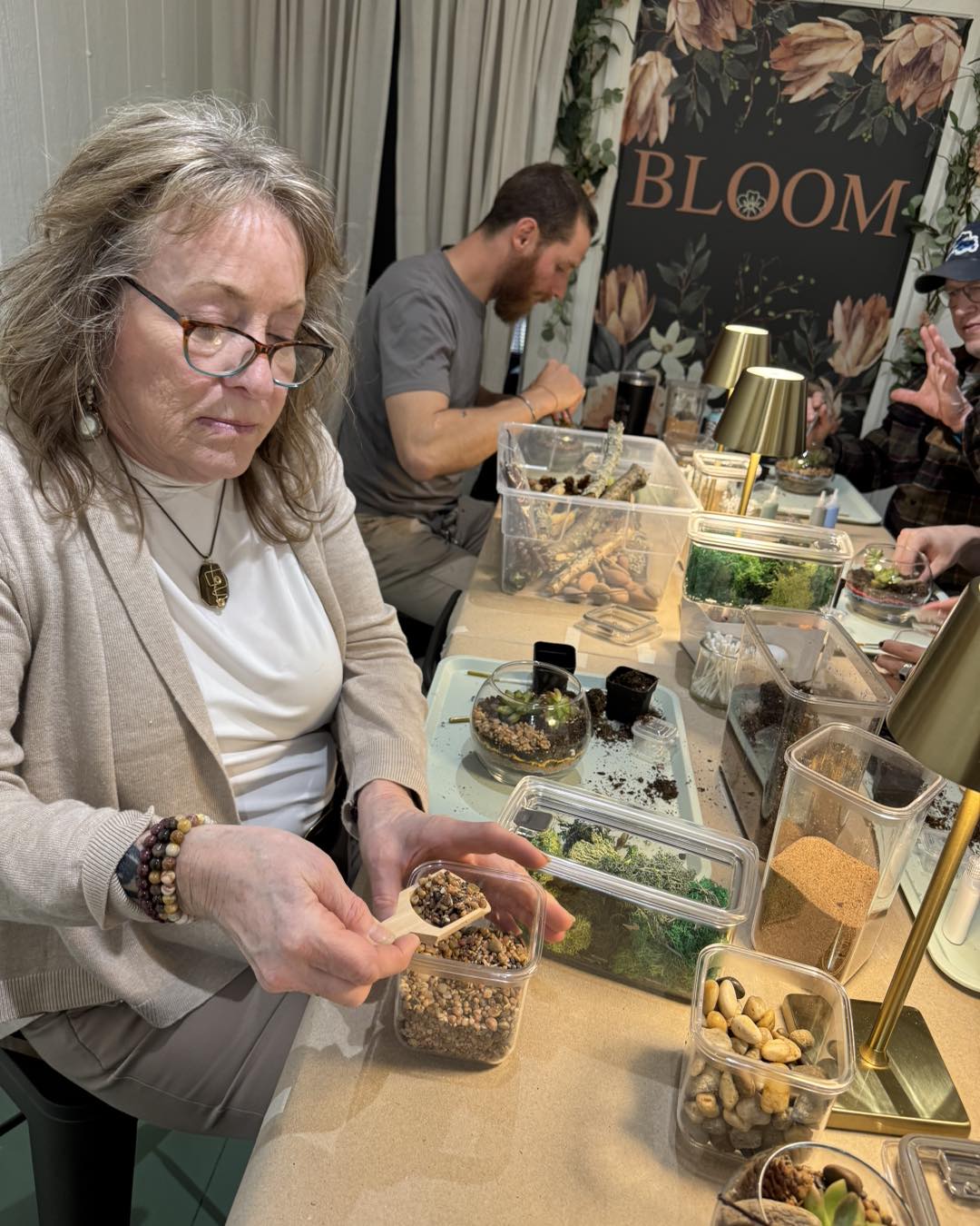 Private Class up to 6 people: Create Your Own Terrarium