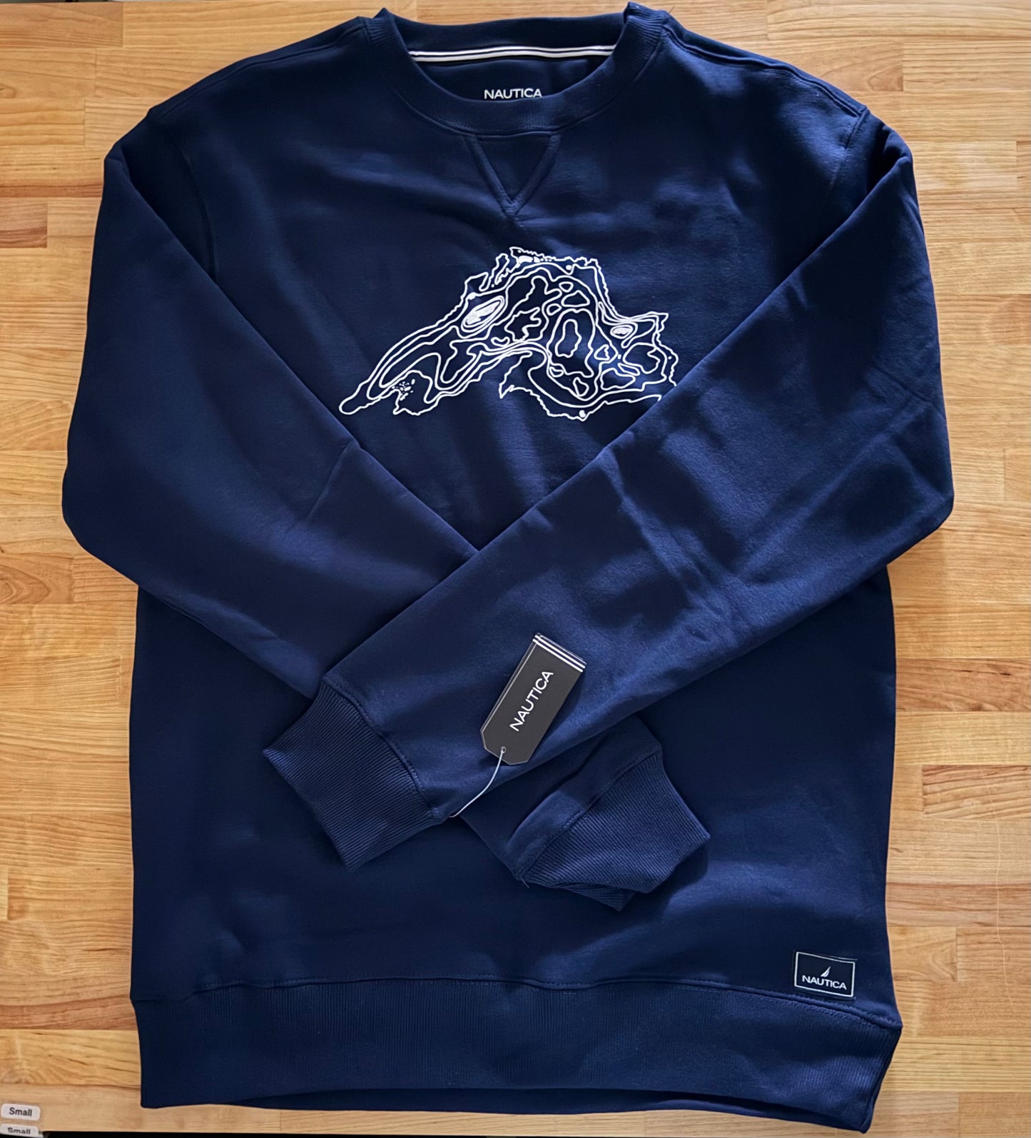 Unisex Nautica Crew Navy Lake Superior