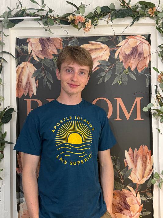 Unisex T-Shirt Full Sun Wave Teal
