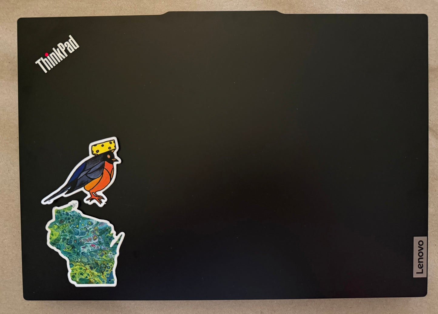 Sticker Cheesehead Robin 2.5x3.5