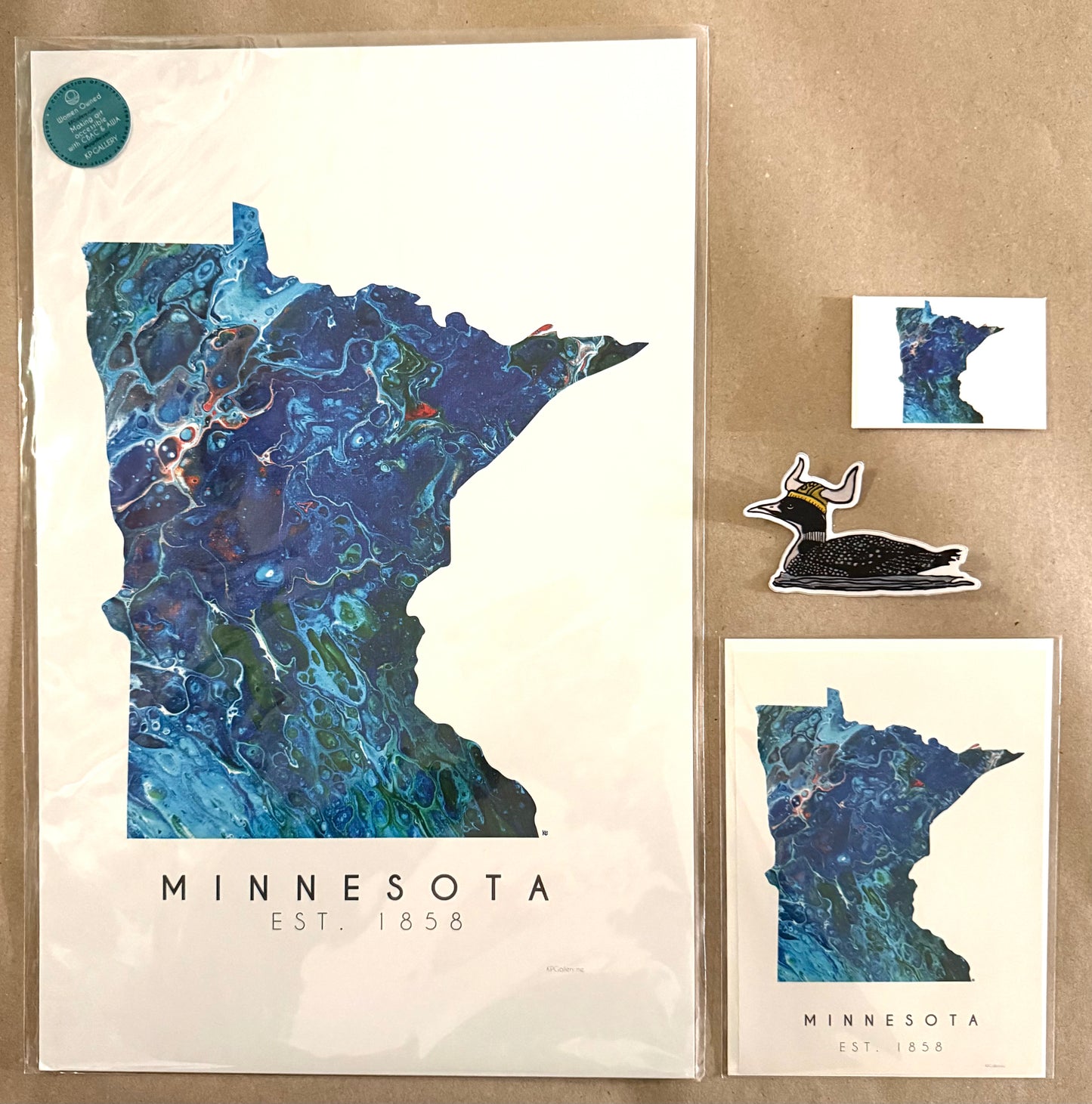Print Minnesota Est. 1858 11 x 17