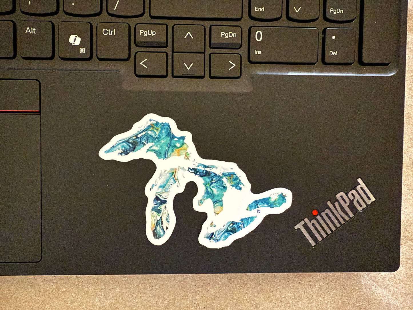Sticker Great Lakes Teal 3.5x2.5