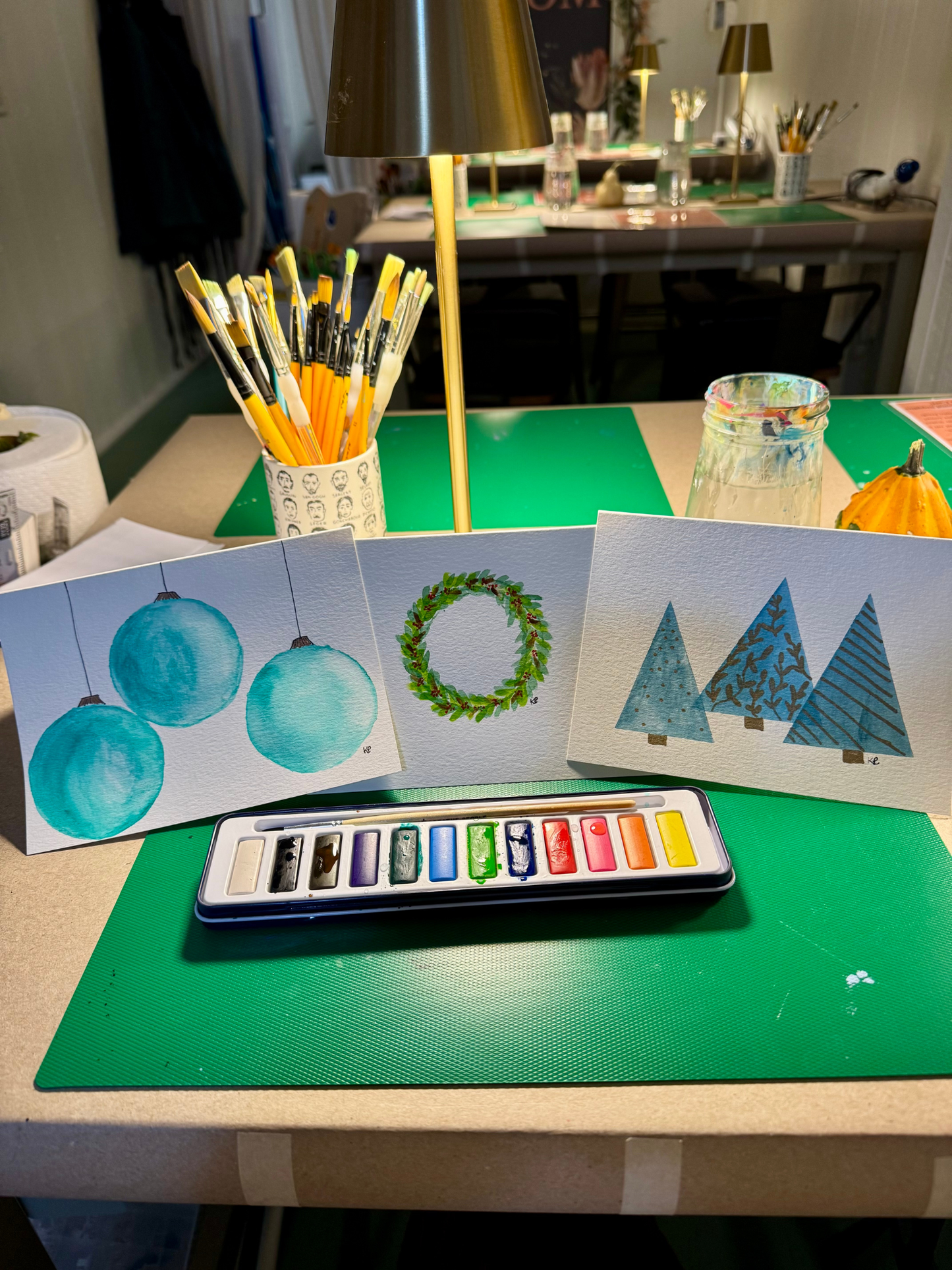 Create your own Watercolor Holiday Cards — Nov 12th, 6pm