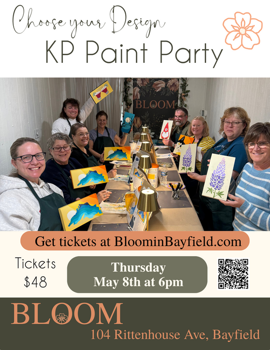 KP Paint Party at BLOOM May 8th