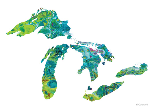 Card Great Lakes 5 x 7